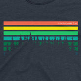 Horizon Lines Over Tall Pines Rainbow Women's Racerback Tank Top